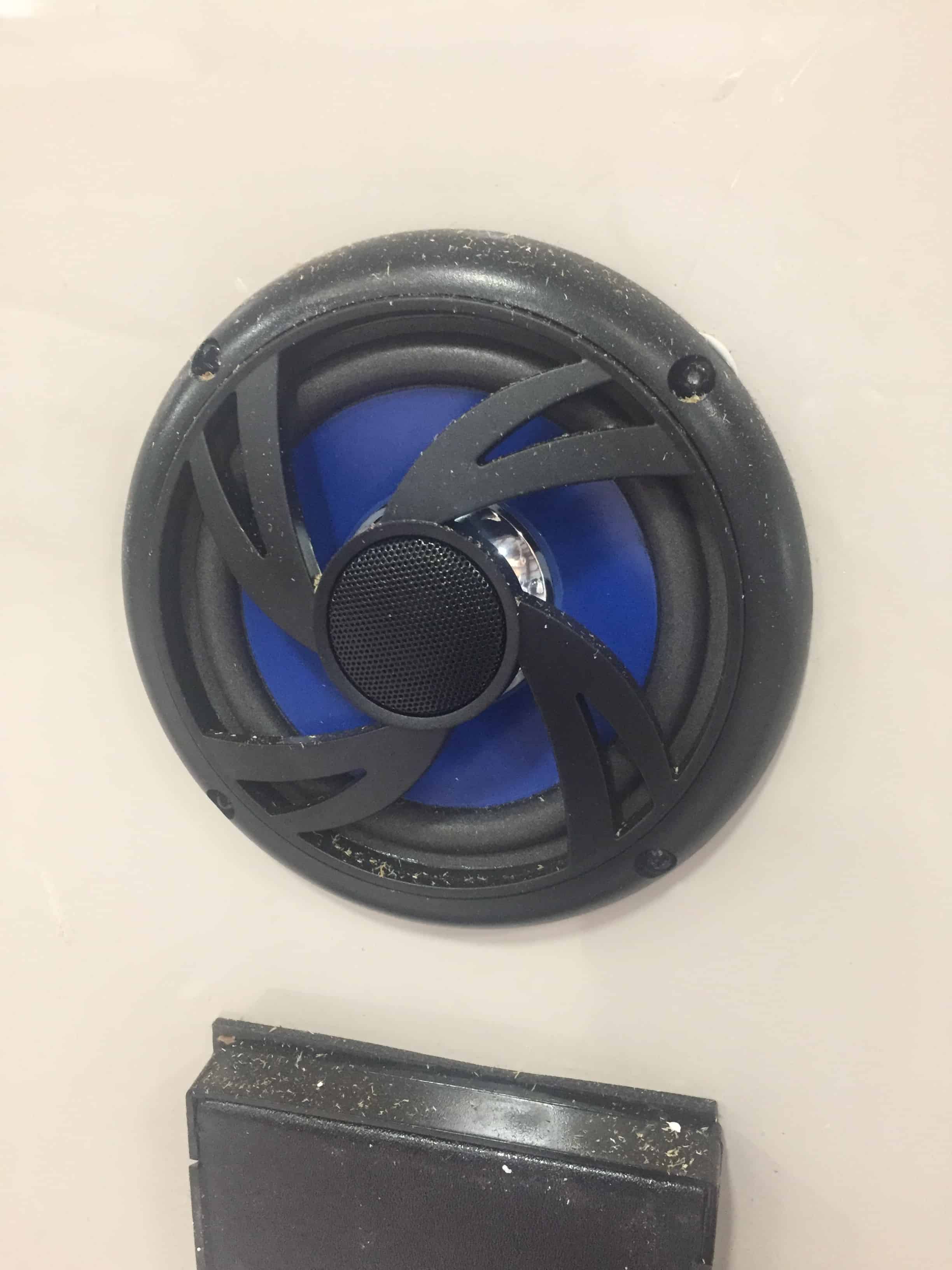 TSGDC Speaker Gasket w/large coax, .188" Black, Approx 336/Case Titan